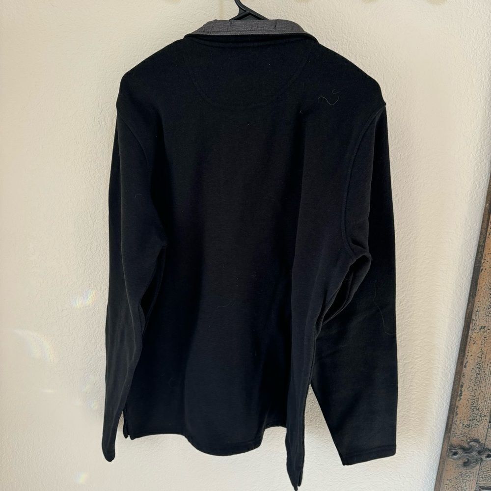 Wrangler Authentic Men’s Quarter-Zip Fleece Pullover – Size Large - Picture 7 of 7